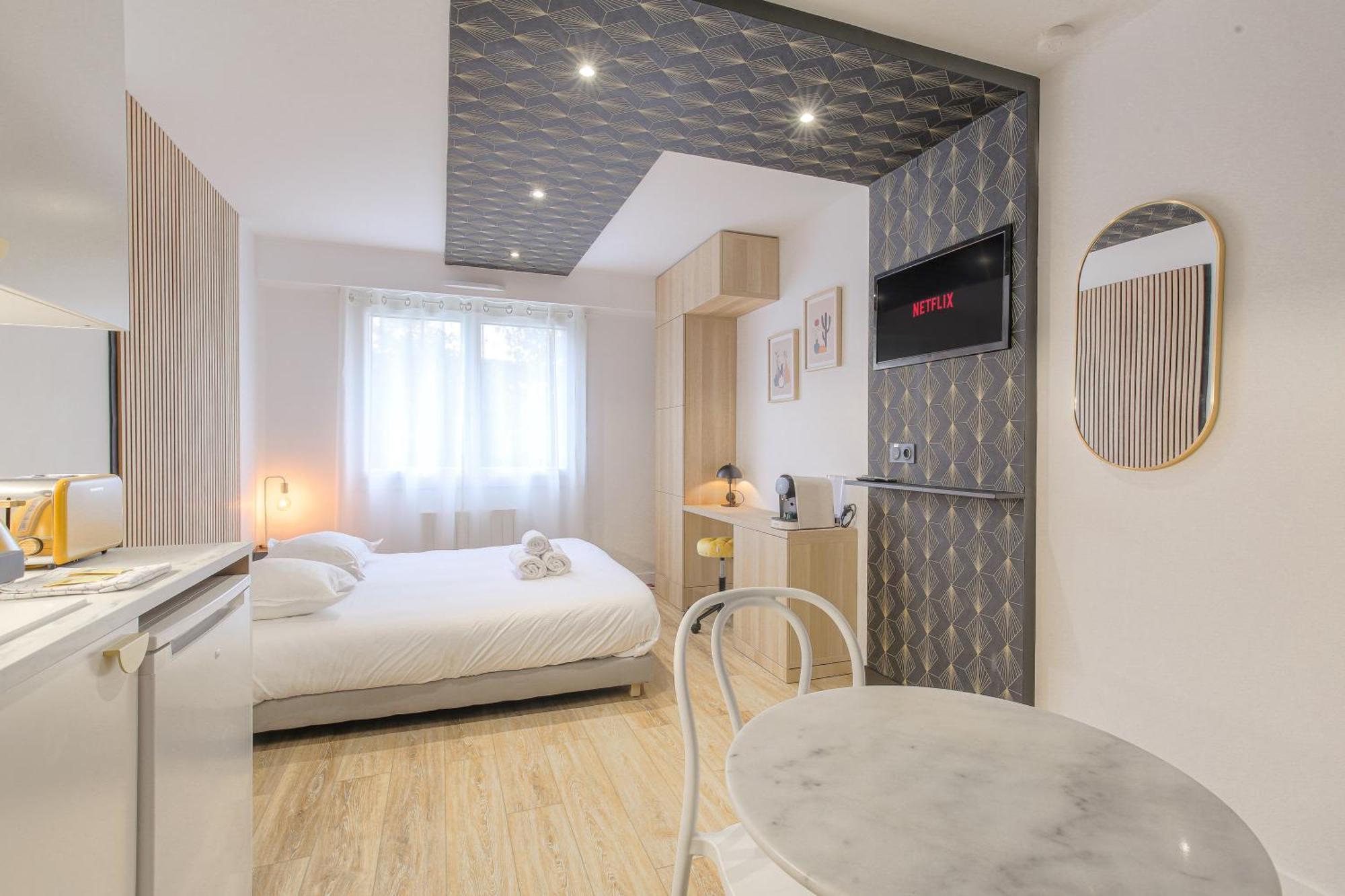 Appartement Blackwood-parking Prive Gratuit Villeurbanne